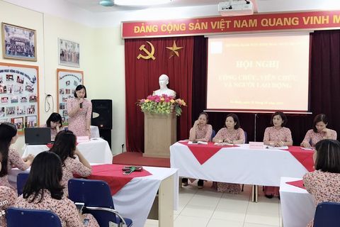 TRƯỜNG MẦM NON TUỔI HOA HỘI NGHỊ CC-VC - NLĐ NĂM 2019 - 2020