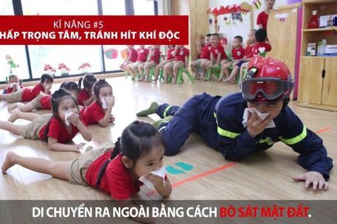 Kỹ năng an toàn Phòng cháy chữa cháy cho trẻ em