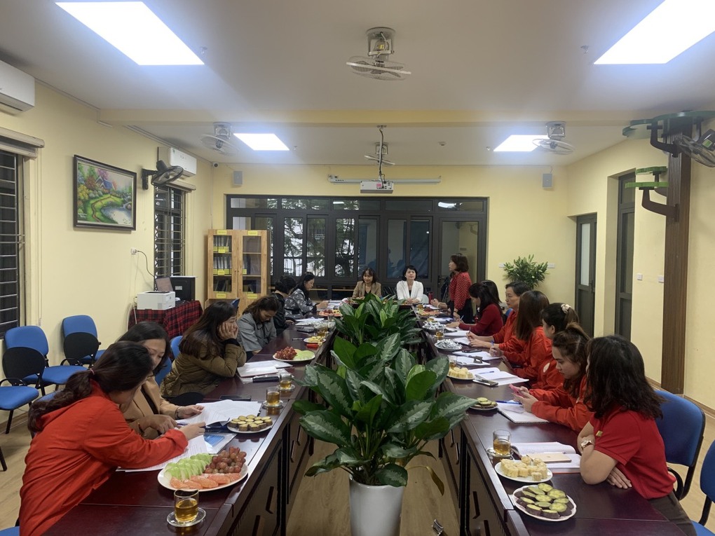 Trường mầm non Tuổi Hoa đón đoàn công tác đánh giá ngoài của Sở giáo dục và đào tạo Hà Nội
